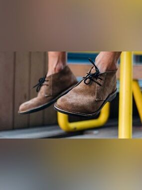 Veldskoen Heritage Brown Suede Leather Lace Up Shoes Size 7